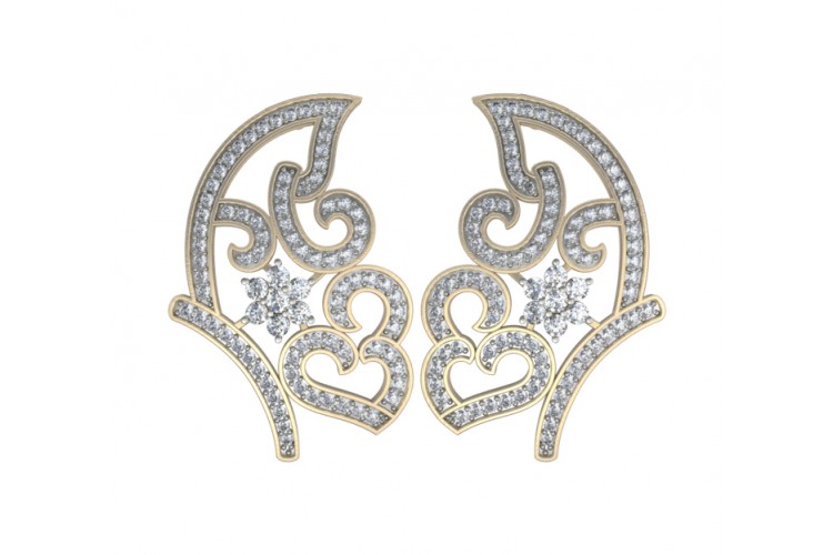 Imposing Diamond Earrings
